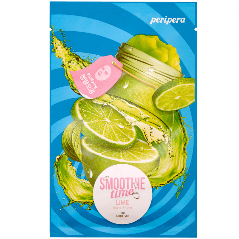 peripera Smoothie Time Mask Sheet #1 Lime Purifying (18 g)