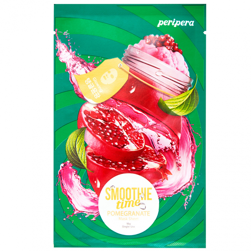 peripera Smoothie Time Mask Sheet #2 Pomegranate Glowing (18 g)