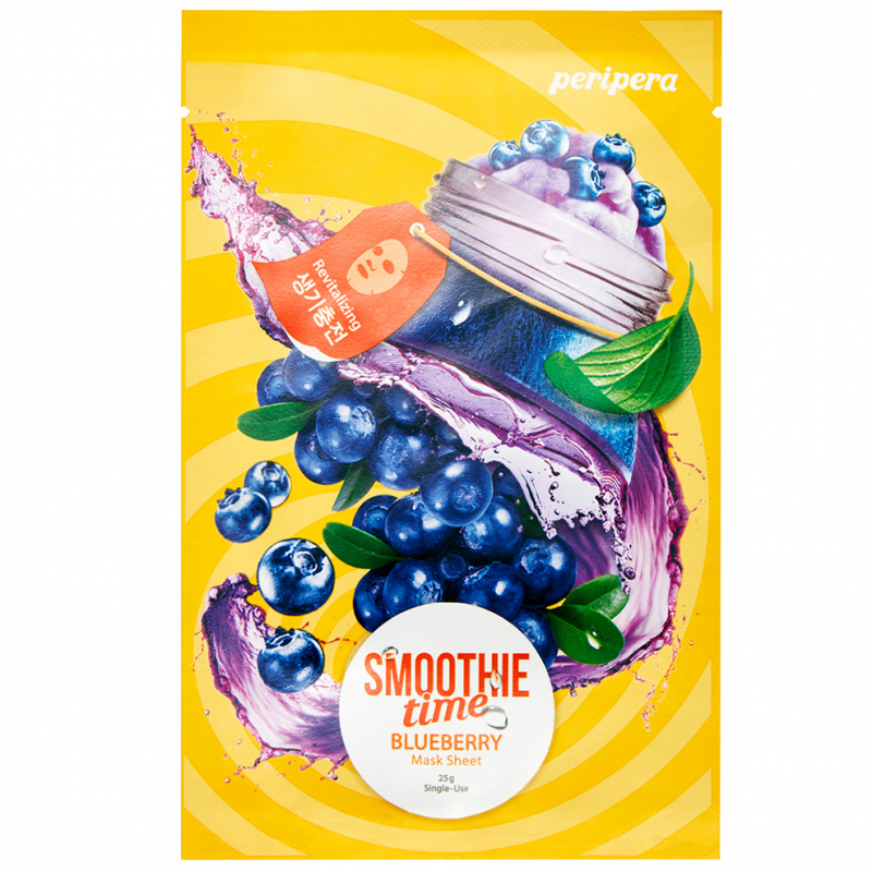 peripera Smoothie Time Mask Sheet #3 Blueberry Revitalizing (18 g)