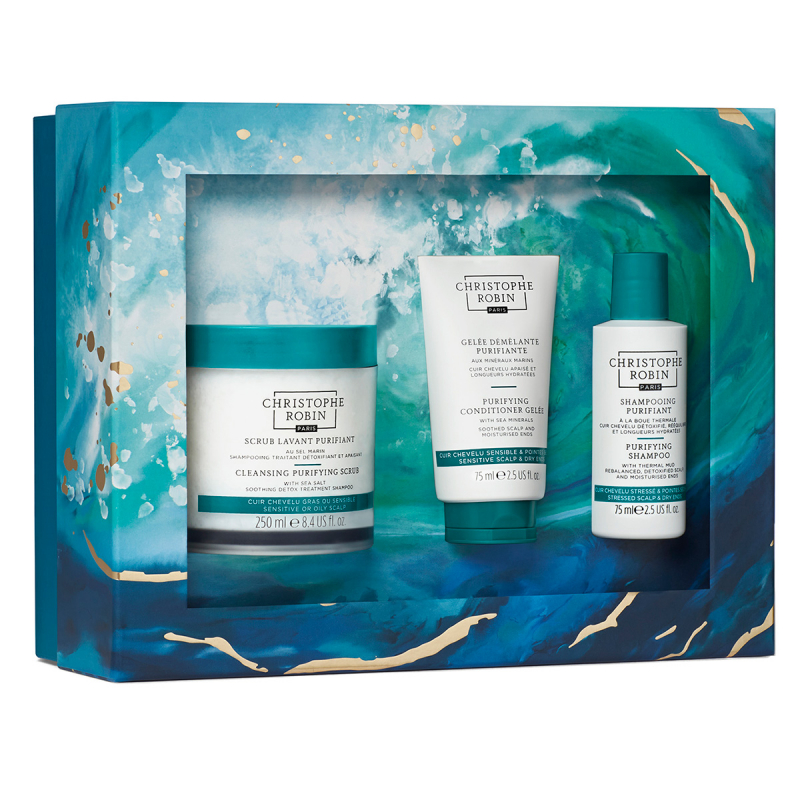 Christophe Robin Hair Detox Ritual Set (250 + 2 x 75 ml)