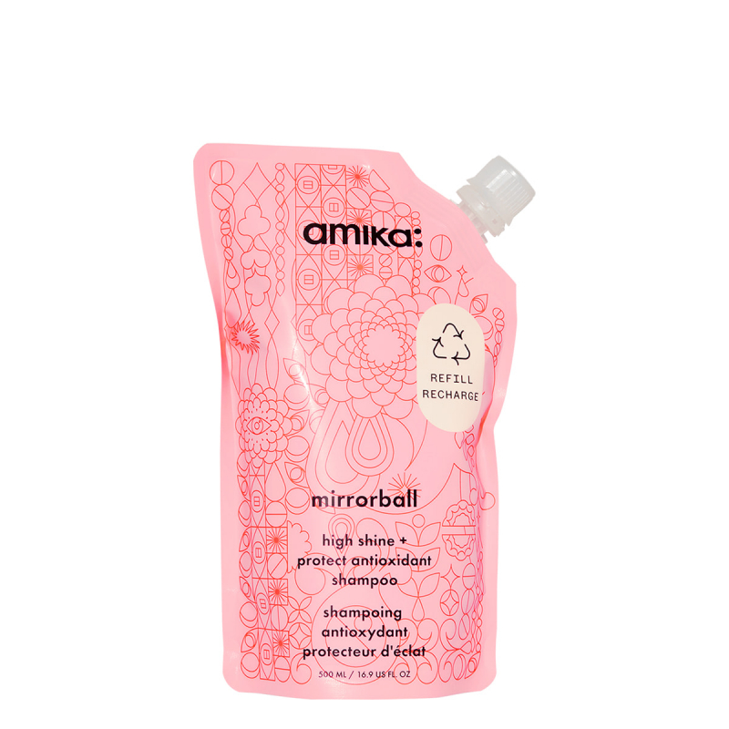 Amika Mirrorball Shampoo Refill, 500 ml