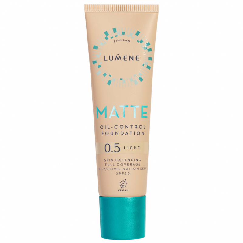 Lumene Matte Oil-Control Foundation SPF20 0.5 Light (30 ml)