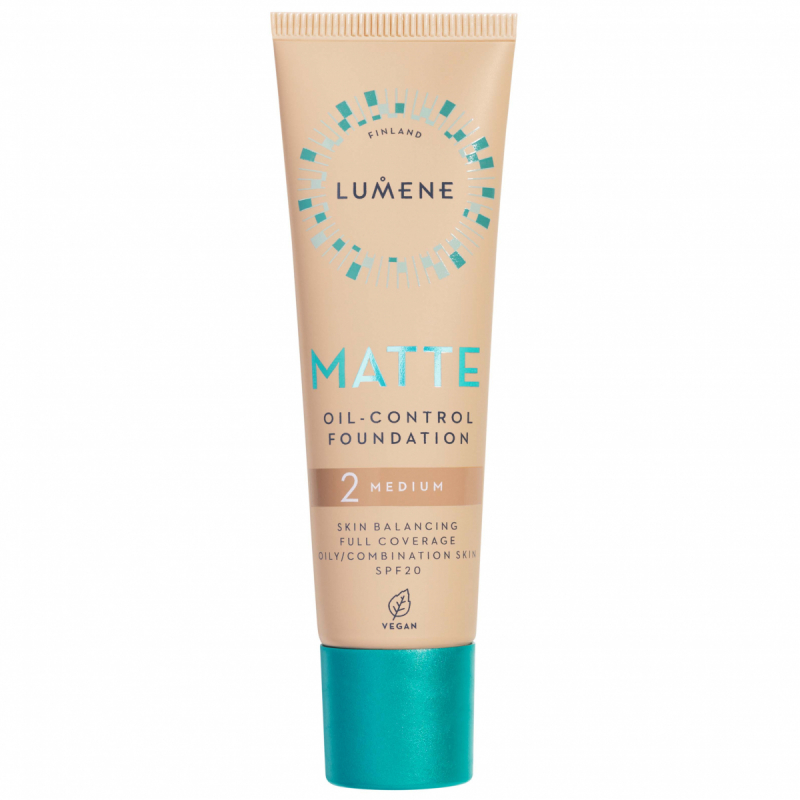 Lumene Matte Oil-Control Foundation SPF20 2 Medium (30 ml)