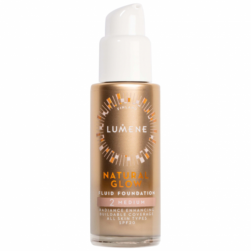 Lumene Natural Glow Fluid Foundation SPF20 2 Medium (30 ml)