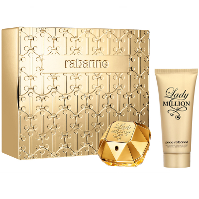 Rabanne Lady Million EdP And Body Lotion (50 + 75 ml)