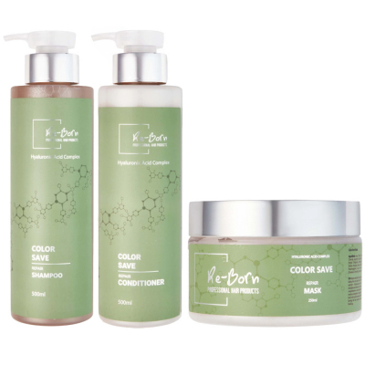 Re-Born Hairsolution Complete Color Save Trio